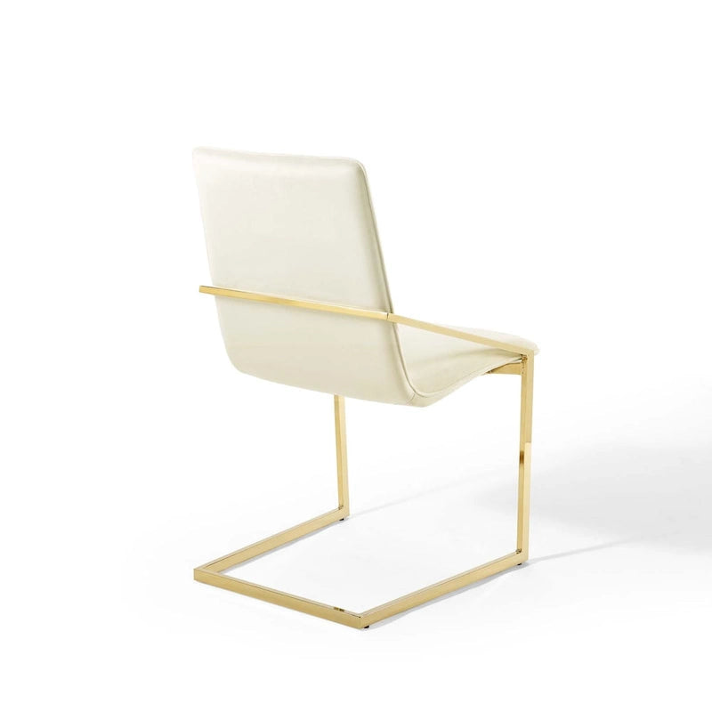 Fauteuil de salle à manger en velours Wlach