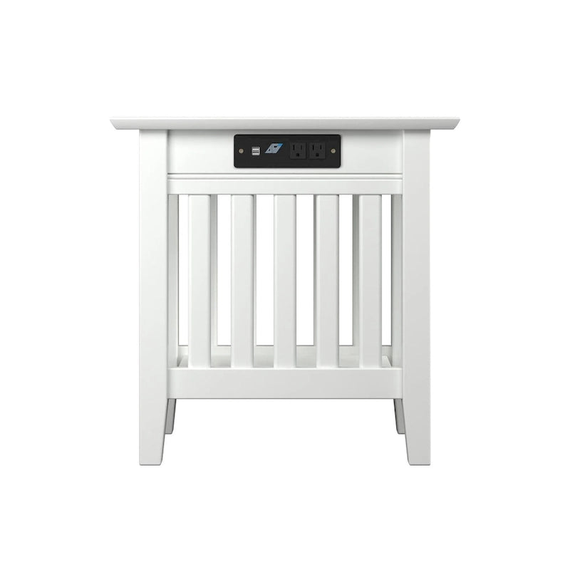 Table d'appoint AFI Mission avec station de recharge