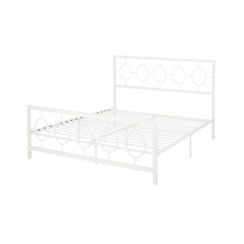 Cadre de lit king-size en fer moderne Françoise par