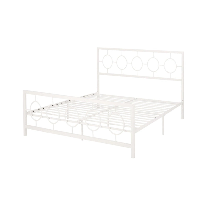 Cadre de lit king-size en fer moderne Françoise par