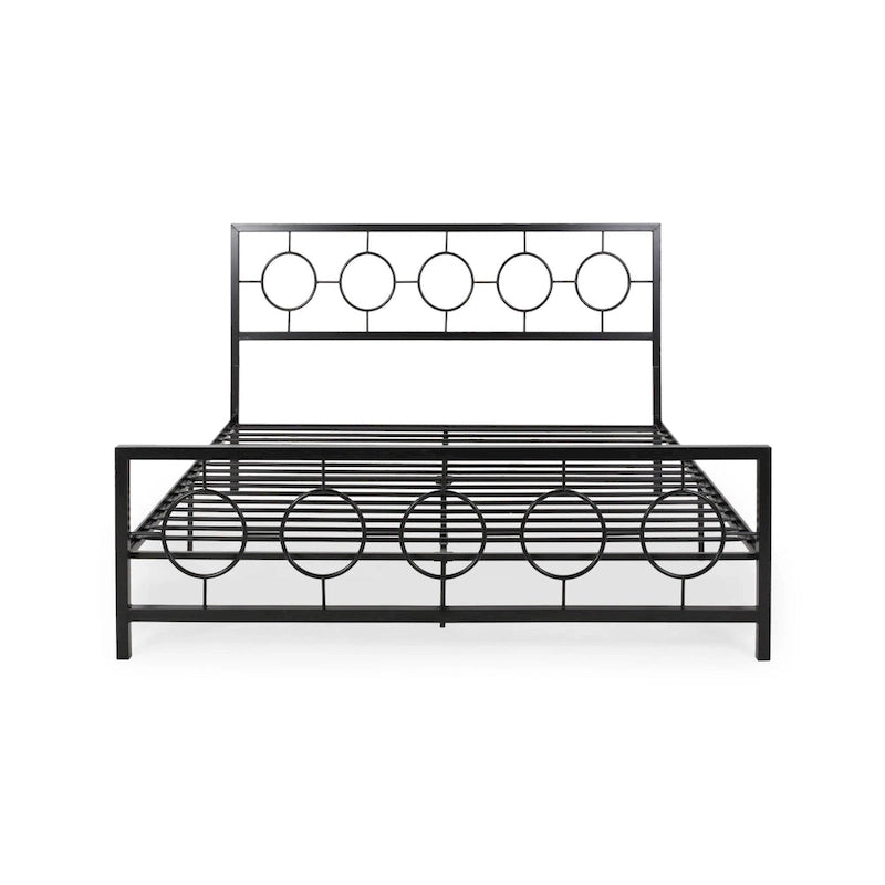 Cadre de lit king-size en fer moderne Françoise par