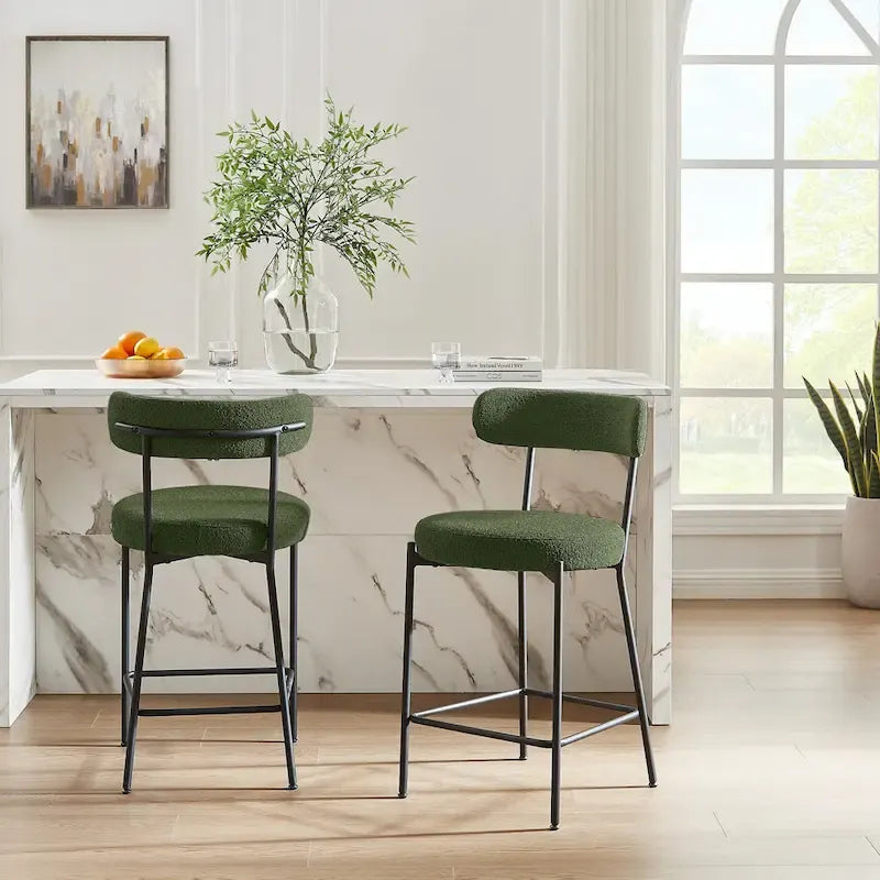 Tabouret de comptoir Molly Boucle