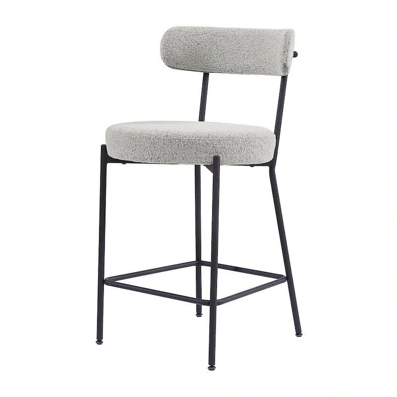 Tabouret de comptoir Molly Boucle