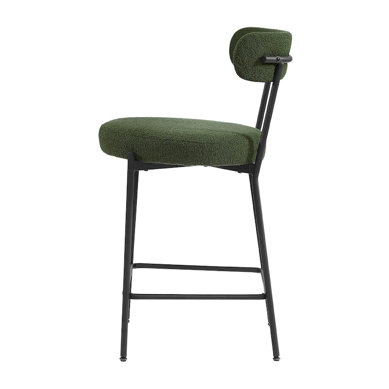 Tabouret de comptoir Molly Boucle