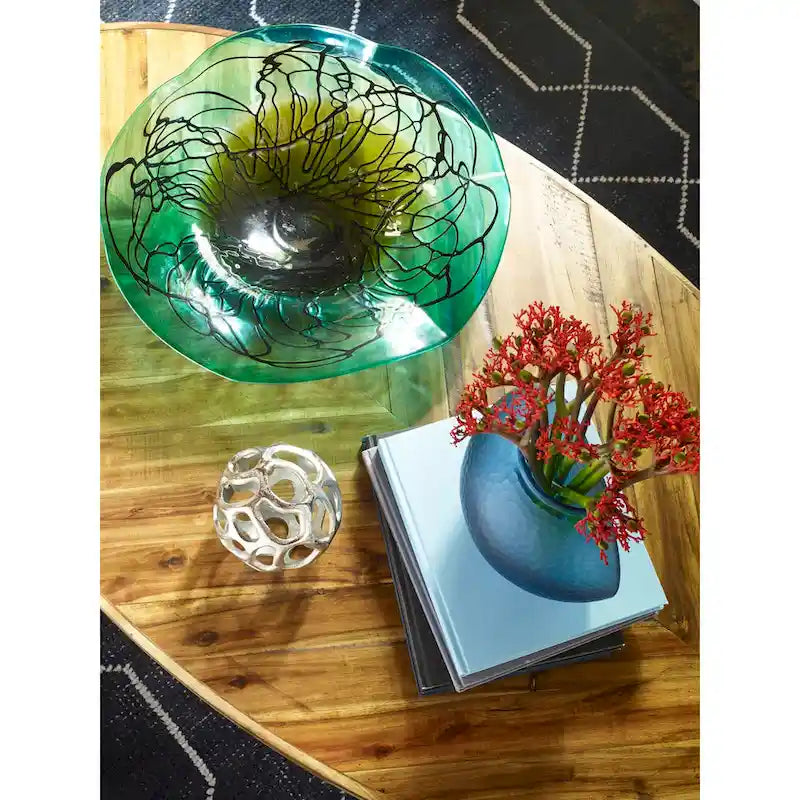 Table basse Panko Rustic Farmhouse en bois d'acacia