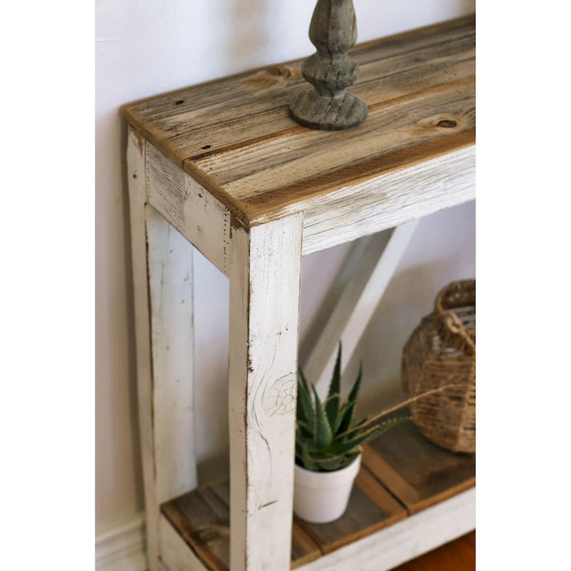 Console A-Frame combinée blanche