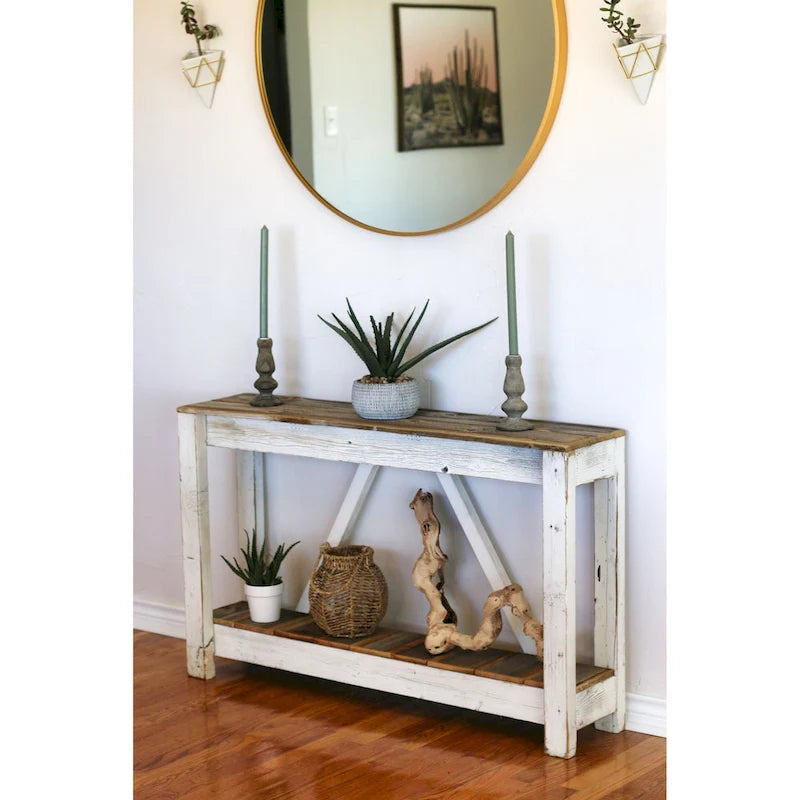 Console A-Frame combinée blanche
