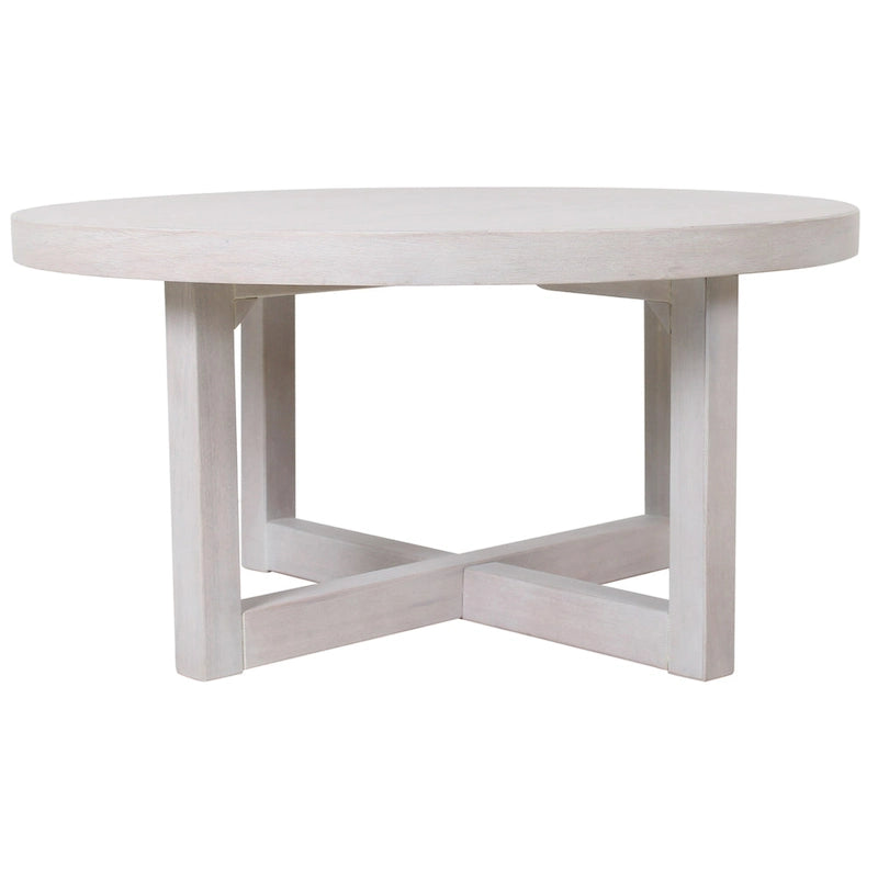 Table basse Christie Round en bois de bayur - 36x36x18