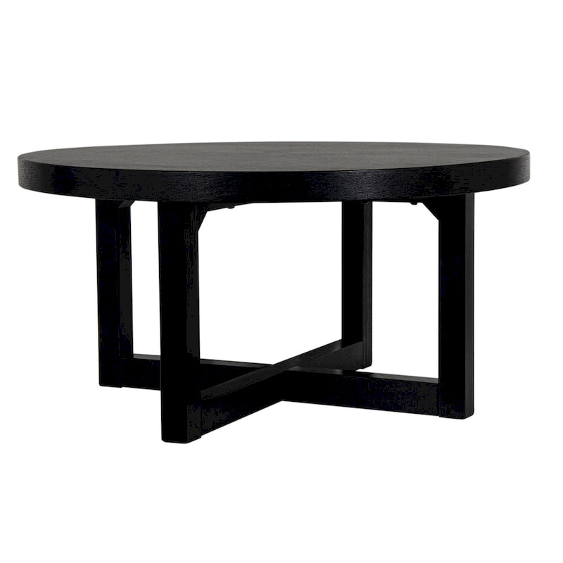 Table basse Christie Round en bois de bayur - 36x36x18