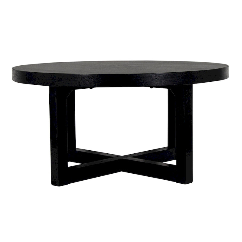 Table basse Christie Round en bois de bayur - 36x36x18
