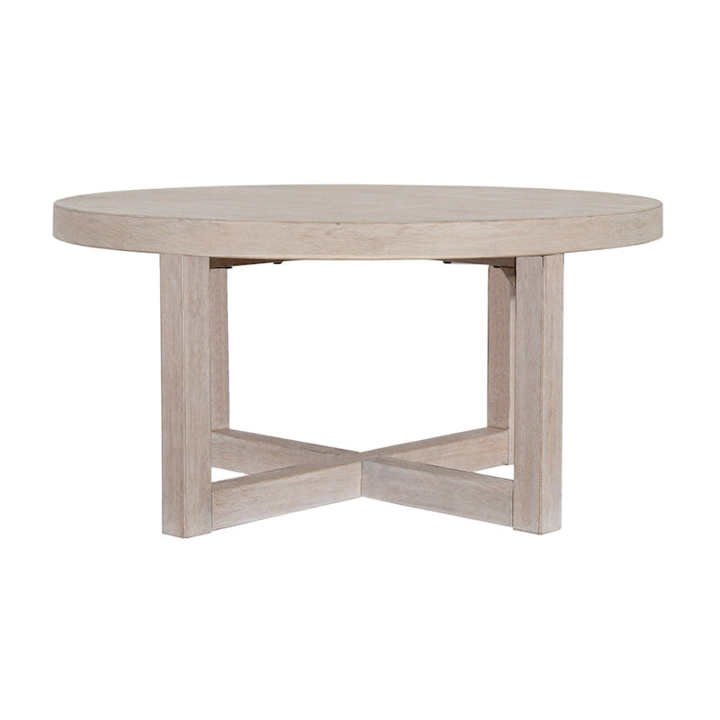 Table basse Christie Round en bois de bayur - 36x36x18