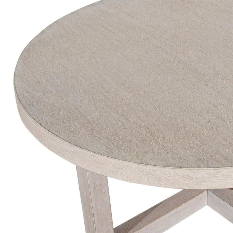 Table basse Christie Round en bois de bayur - 36x36x18
