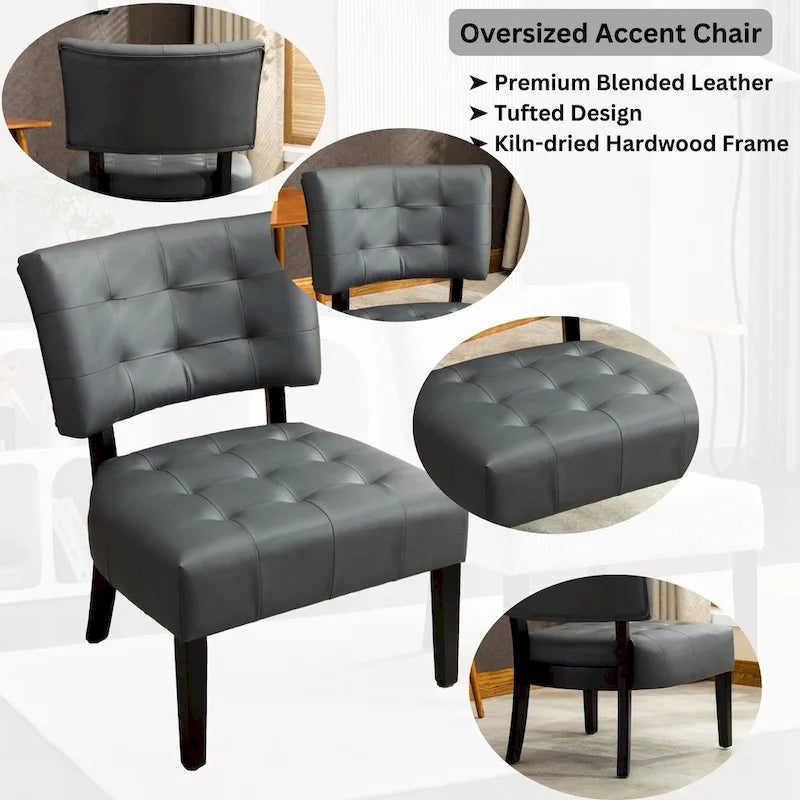 Fauteuil crapaud surdimensionné McRee Tufted