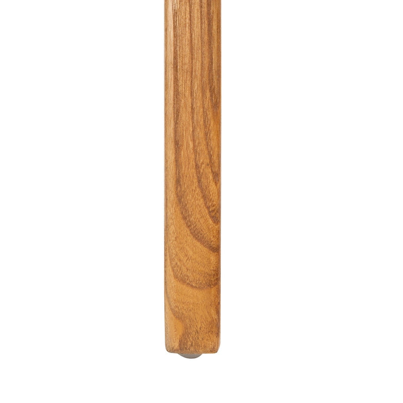 Chaise de salle à manger Hildred en cuir tressé - Cognac / Naturel - 20L x 22P x 33H