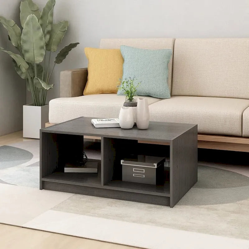 Table Basse en Pin Massif 29,5x13,2 Table d'Appoint Canapé Multicolore - 29,5 x 19,7 x 13,2