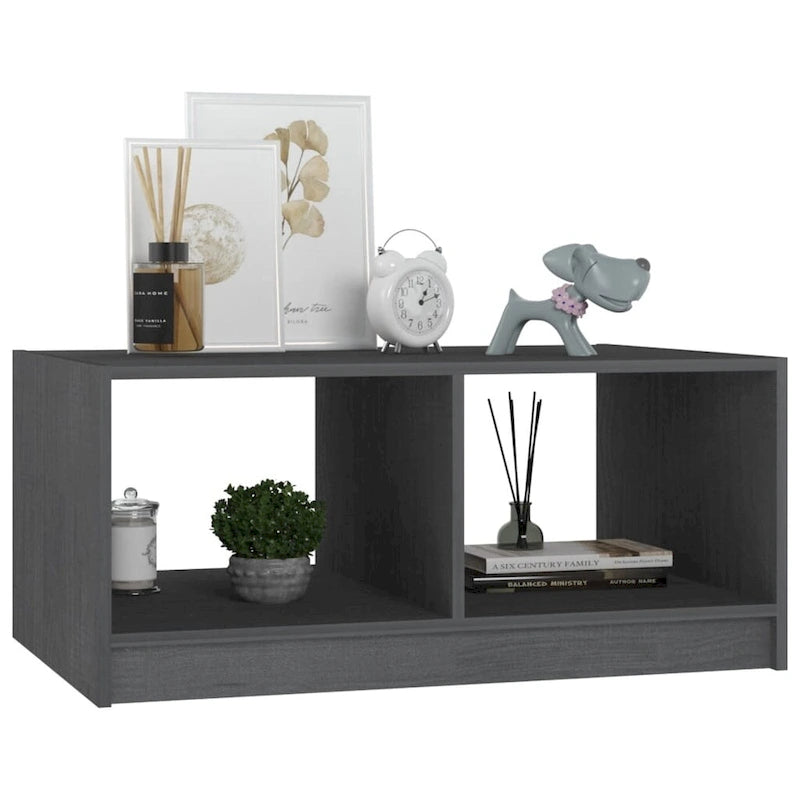 Table Basse en Pin Massif 29,5x13,2 Table d'Appoint Canapé Multicolore - 29,5 x 19,7 x 13,2
