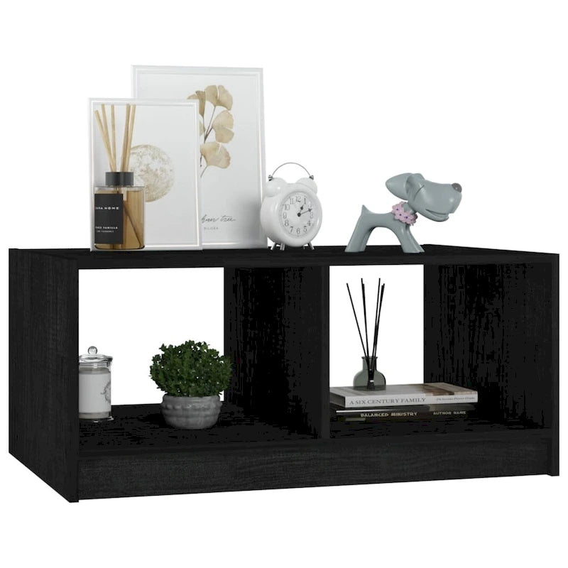 Table Basse en Pin Massif 29,5x13,2 Table d'Appoint Canapé Multicolore - 29,5 x 19,7 x 13,2