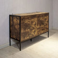 Rustic Brown 6 Drawer Dresser or  of 2 Nightstands