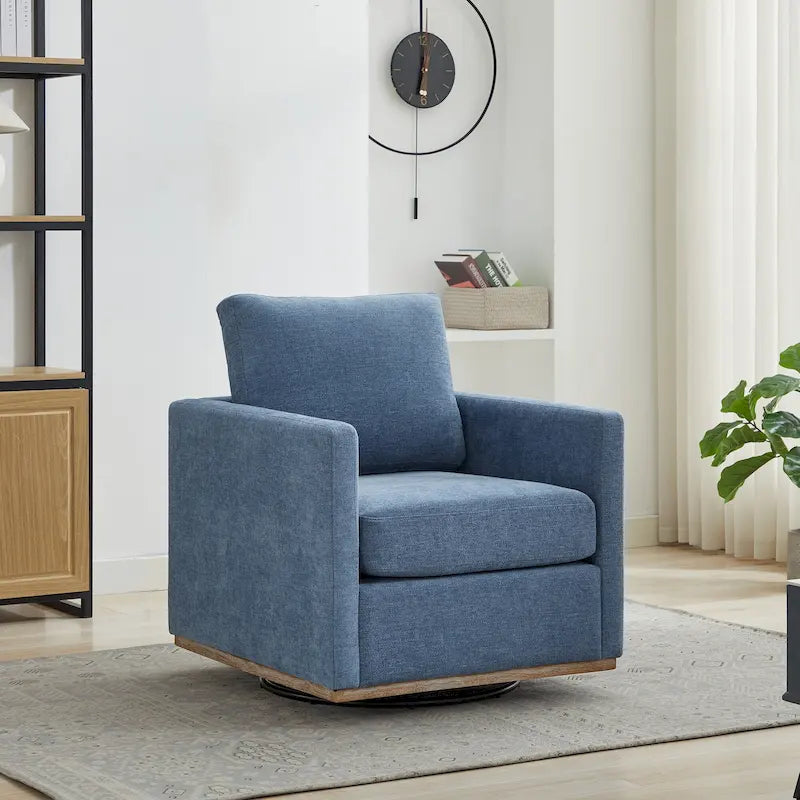 Fauteuil pivotant en chenille moderne