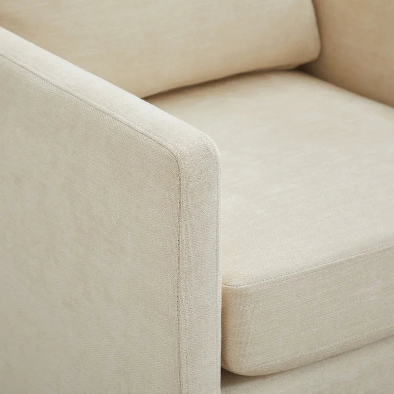 Fauteuil pivotant en chenille moderne