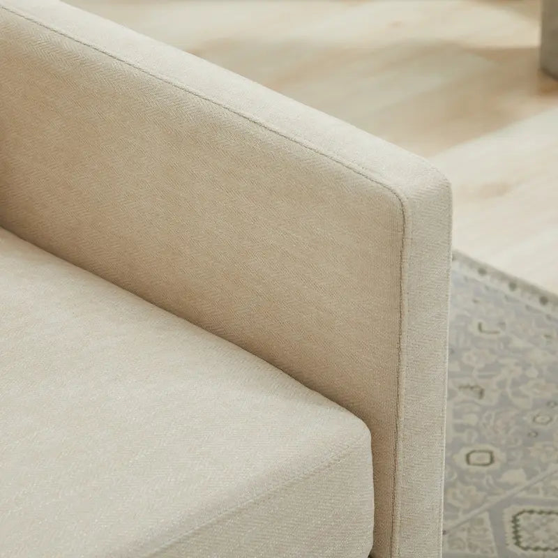 Fauteuil pivotant en chenille moderne