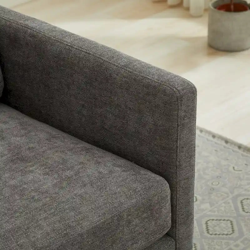 Fauteuil pivotant en chenille moderne