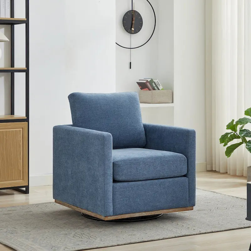 Fauteuil pivotant en chenille moderne