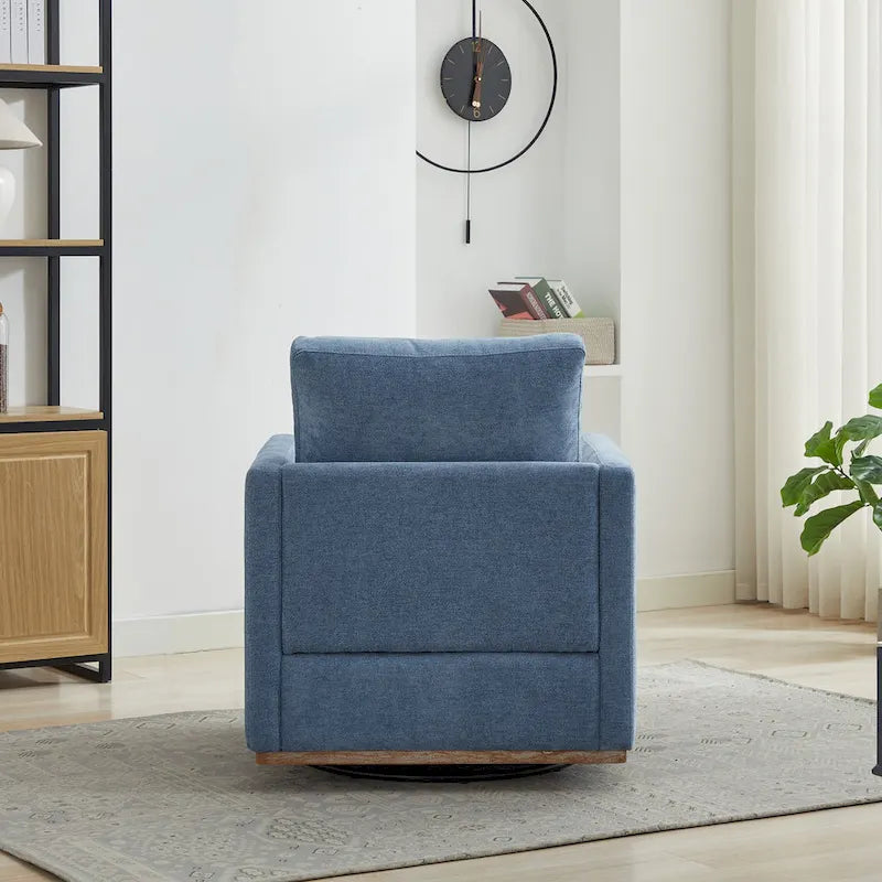 Fauteuil pivotant en chenille moderne