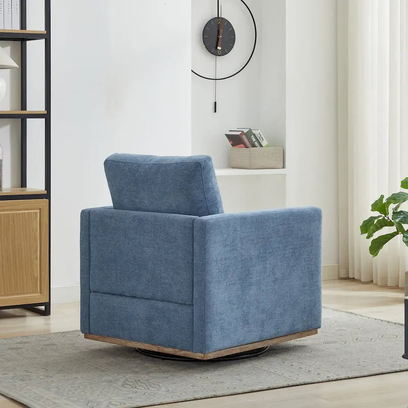 Fauteuil pivotant en chenille moderne