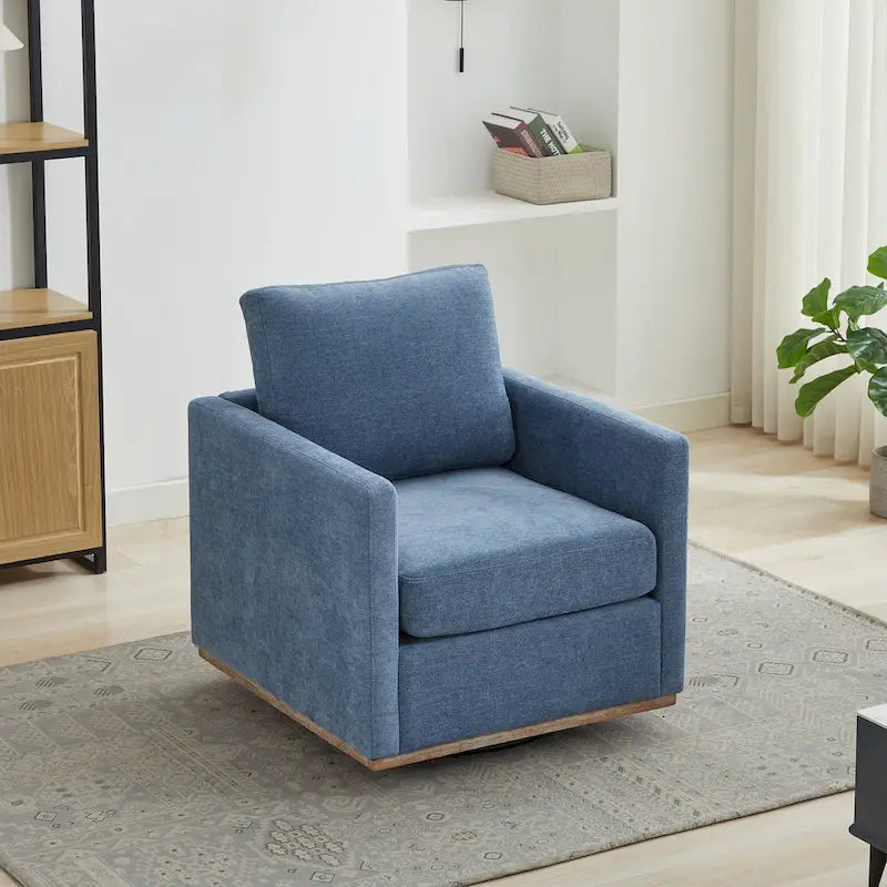 Fauteuil pivotant en chenille moderne