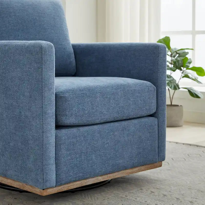 Fauteuil pivotant en chenille moderne