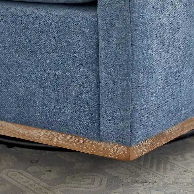 Fauteuil pivotant en chenille moderne