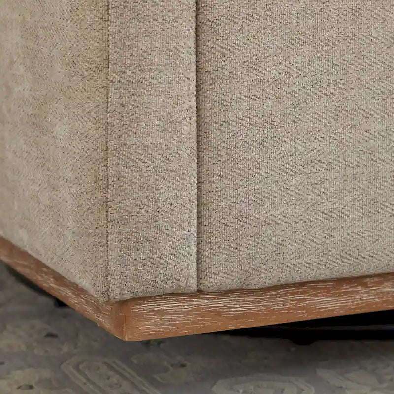 Fauteuil pivotant en chenille moderne