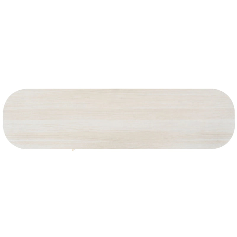 Meuble TV Home Tealla avec 2 portes tambour et 1 porte vitrée à levier. - 150x38x61 cm