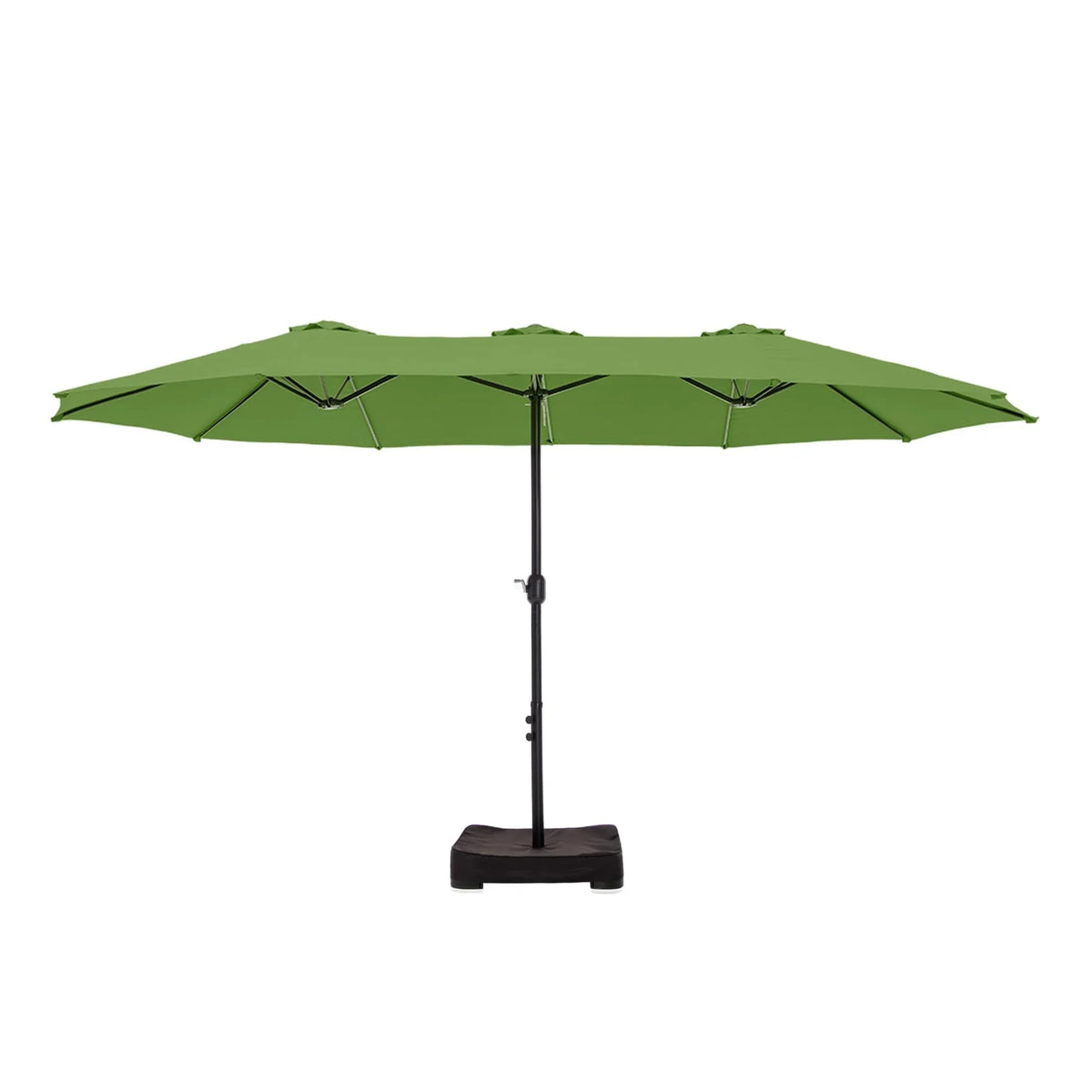 MAISON ARTS Grand Parasol Double Face de 4,5 m avec Base Incluse pour Patio